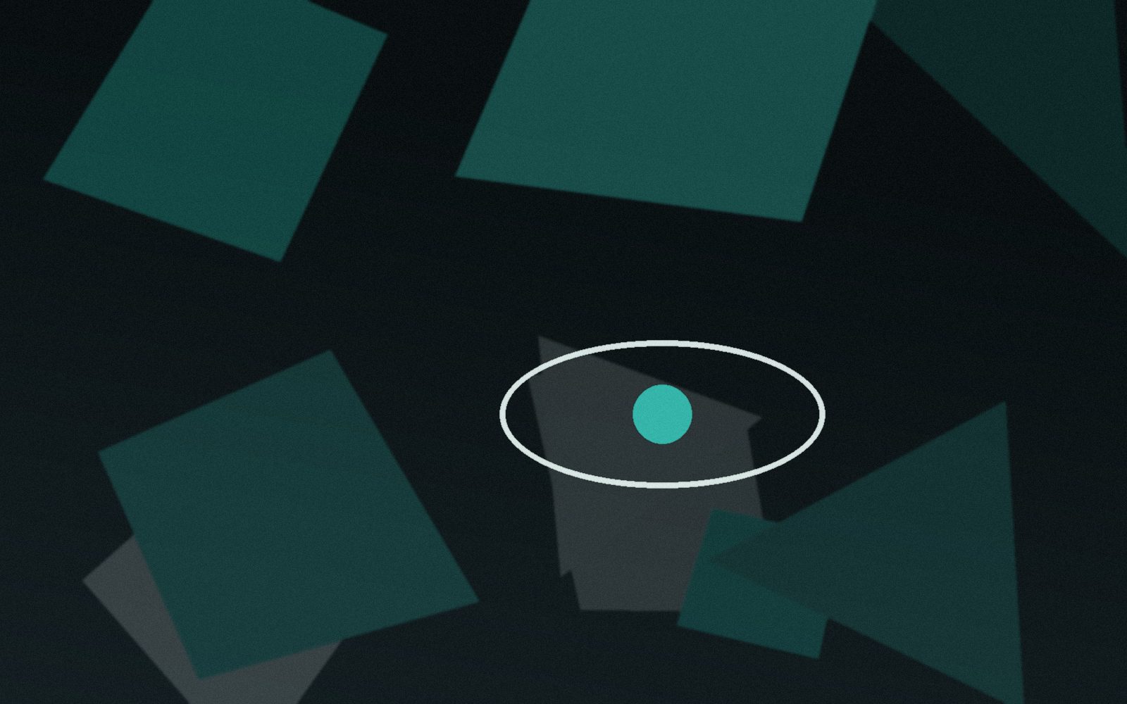 Brand-toned abstract composition representing the Orbit One team culture