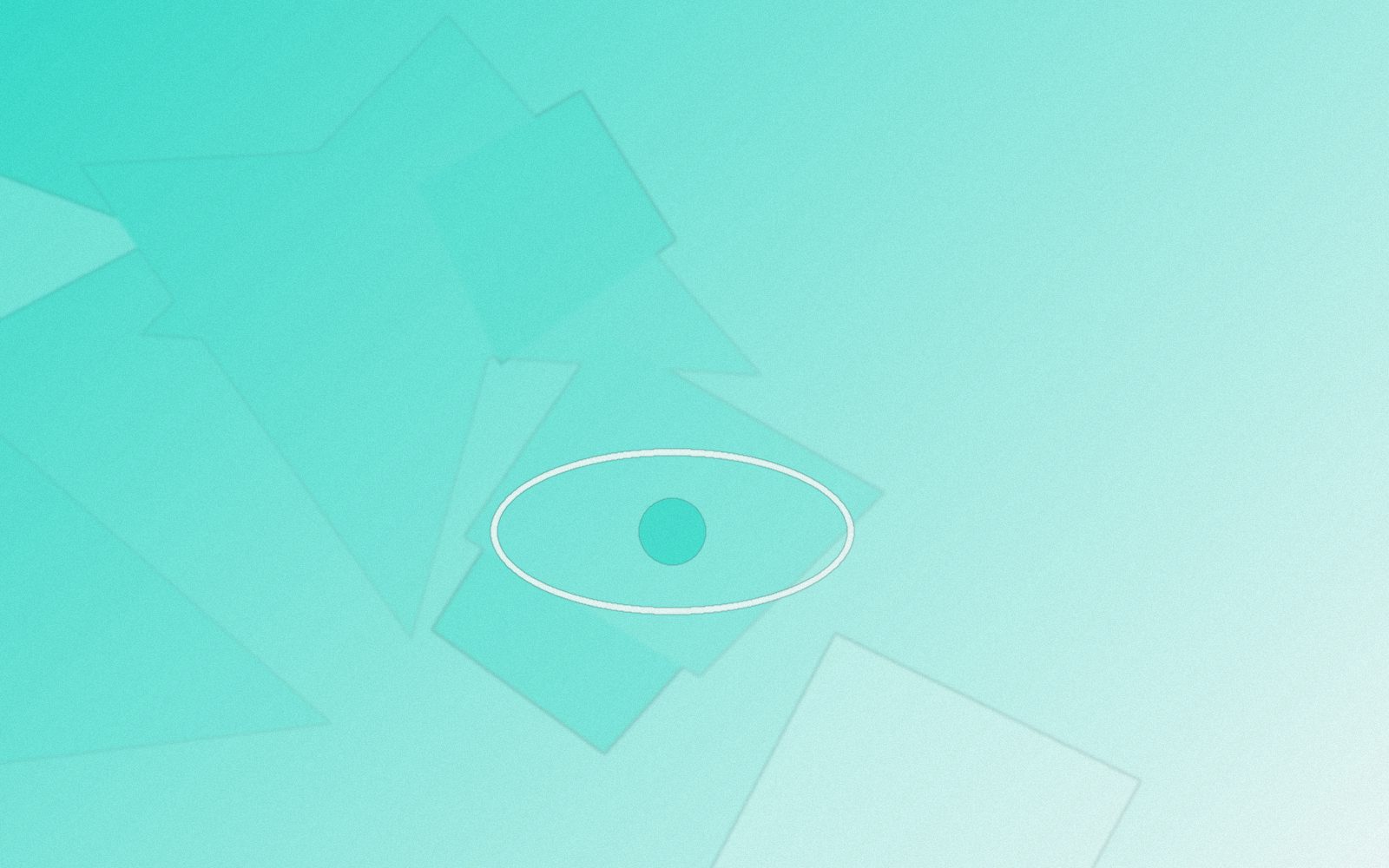Abstract brand-toned composition representing a information technology operations review project